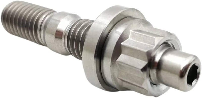 Titanium M8x1.25x65mm Titanium Exhaust Manifold Stud Kit Original GR5 Titanium Bolt Kit 12 PCS/Set - Image 1